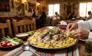 مطعم منسف في تبوك | تجربة الأصالة مع منسف فريح