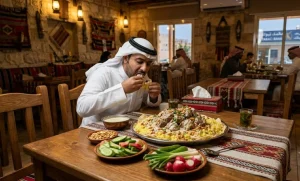 مطعم منسف في تبوك | تجربة الأصالة مع منسف فريح